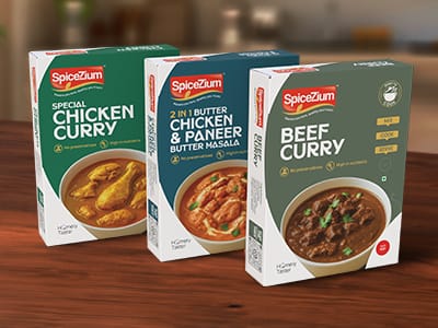 Chicken, Paneer & Beef